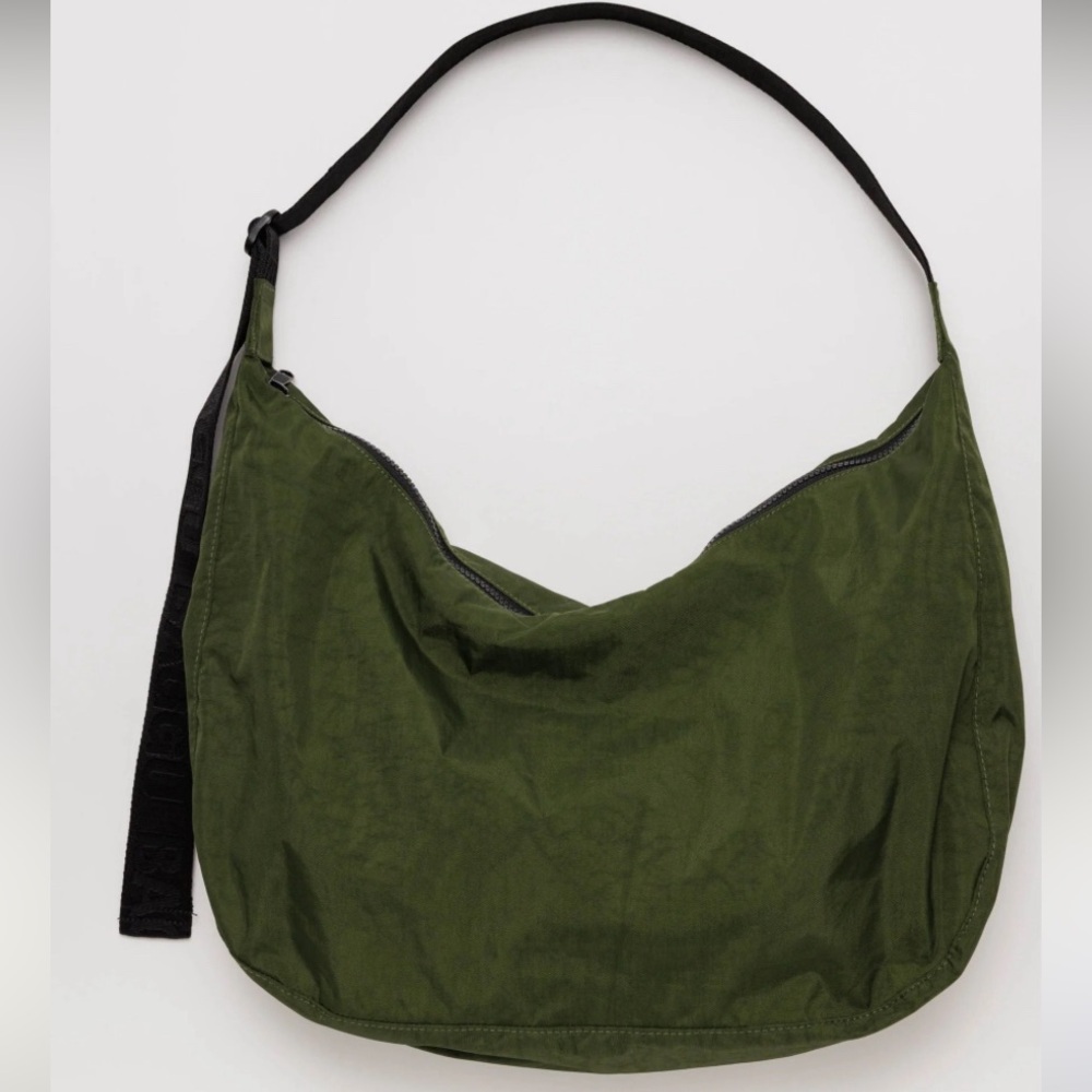 Only worn once Nylon Crescent Bag in Bay Laurel! So versatile and lightweight!